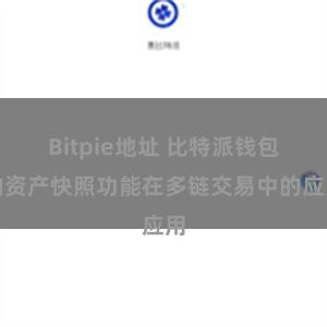 Bitpie地址 比特派钱包的资产快照功能在多链交易中的应用